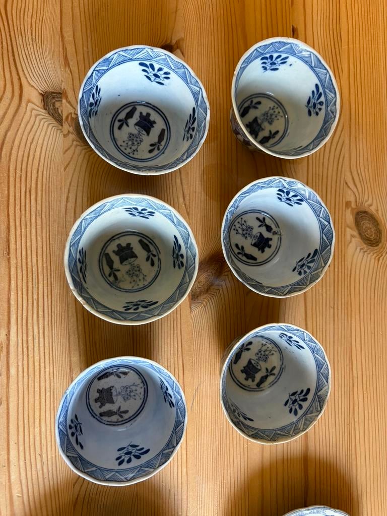 6 Chinese kommen, Ophalen of Verzenden