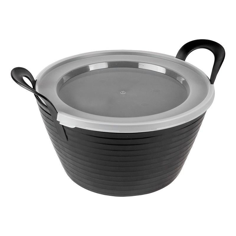 Flexibele voeremmer 12L met deksel, Ophalen of Verzenden