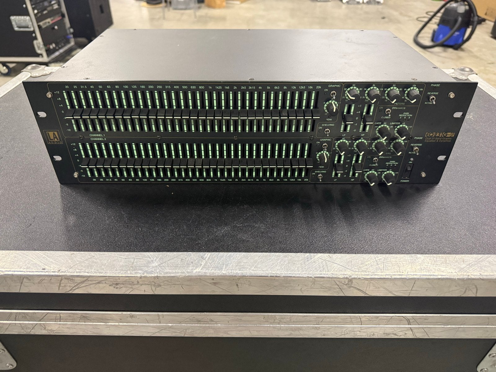 LA Audio EQ231G-SP Grafische Equalizer, Ophalen of Verzenden, Gebruikt, Equalizer