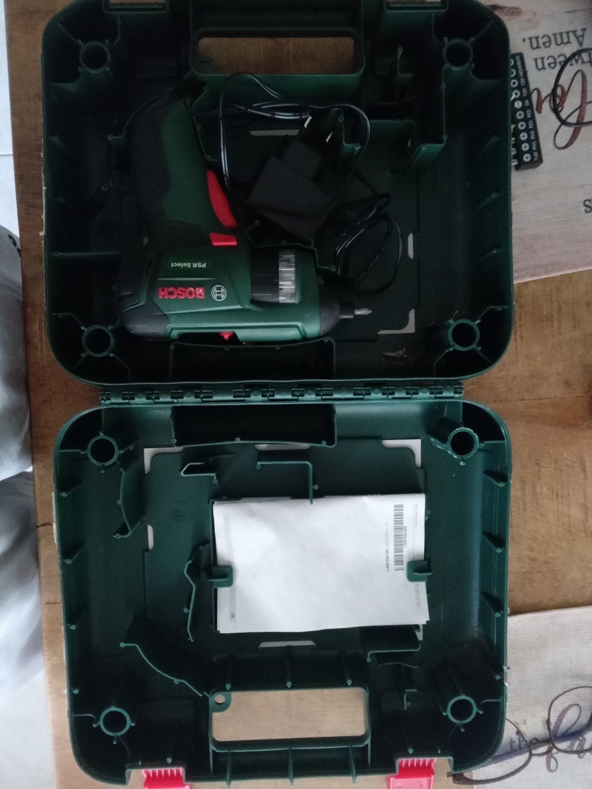 Bosch PSR Select Accuschroevendraaier met Bitset, Ophalen, Zo goed als nieuw, Minder dan 400 watt, Boor- en Schroefmachine