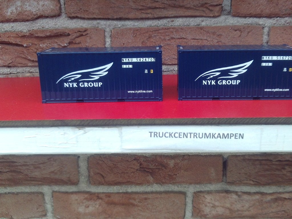 WSI  2 x 20  FT  Containers  van  Nyk  Logistics., Ophalen of Verzenden, Nieuw, Bus of Vrachtwagen, Wsi