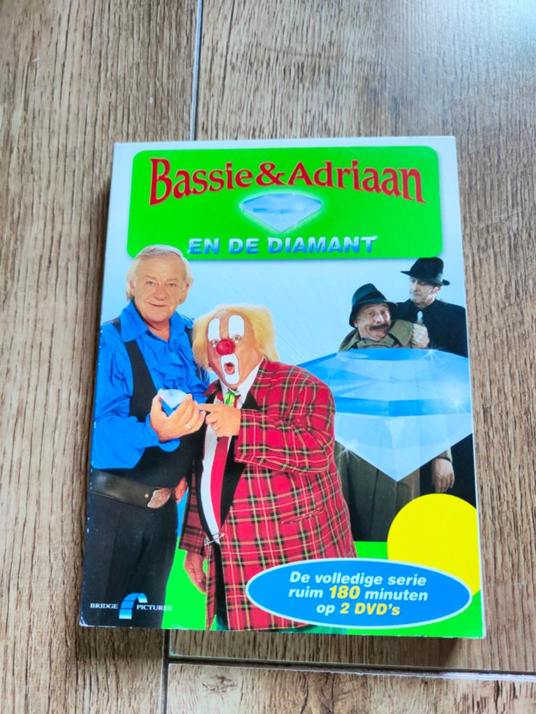 Dvd Bassie en Adriaan en de Diamant Volledige Serie, Alle leeftijden, Ophalen of Verzenden, Zo goed als nieuw