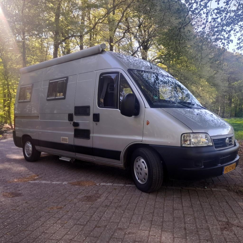 Zeer nette Fiat Ducato Trigano buscamper APK Grote Beurt, Overige merken, Chemisch toilet, Buscamper of Camperbus, Fiat