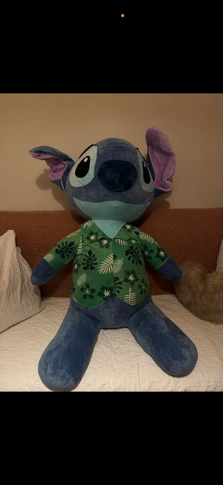 Knuffel stitch groot, Ophalen, Zo goed als nieuw