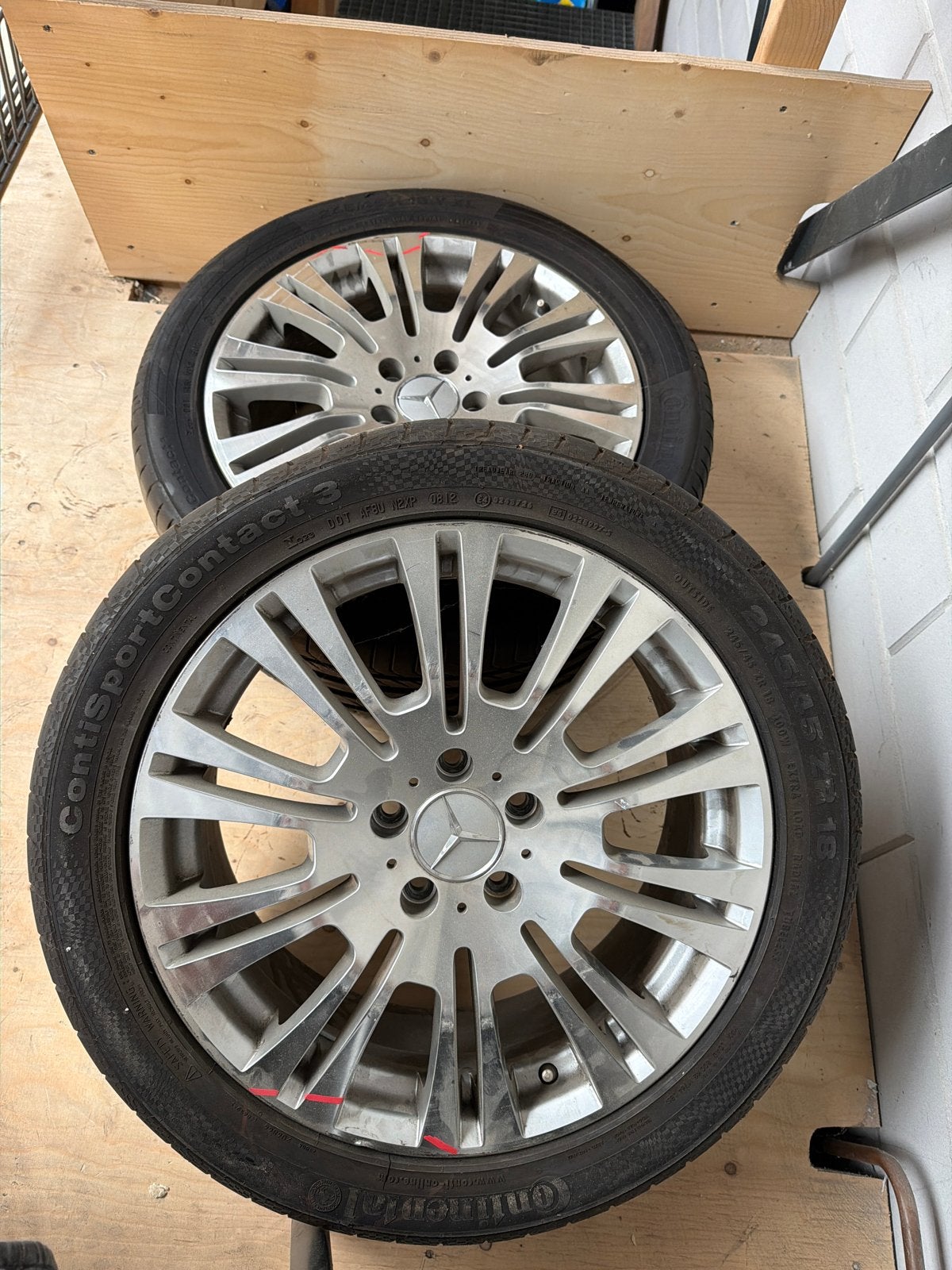 Vito exclusief Velgen met banden - 18 inch - Lichte schade, Ophalen, 18 inch, Banden en Velgen, Personenwagen