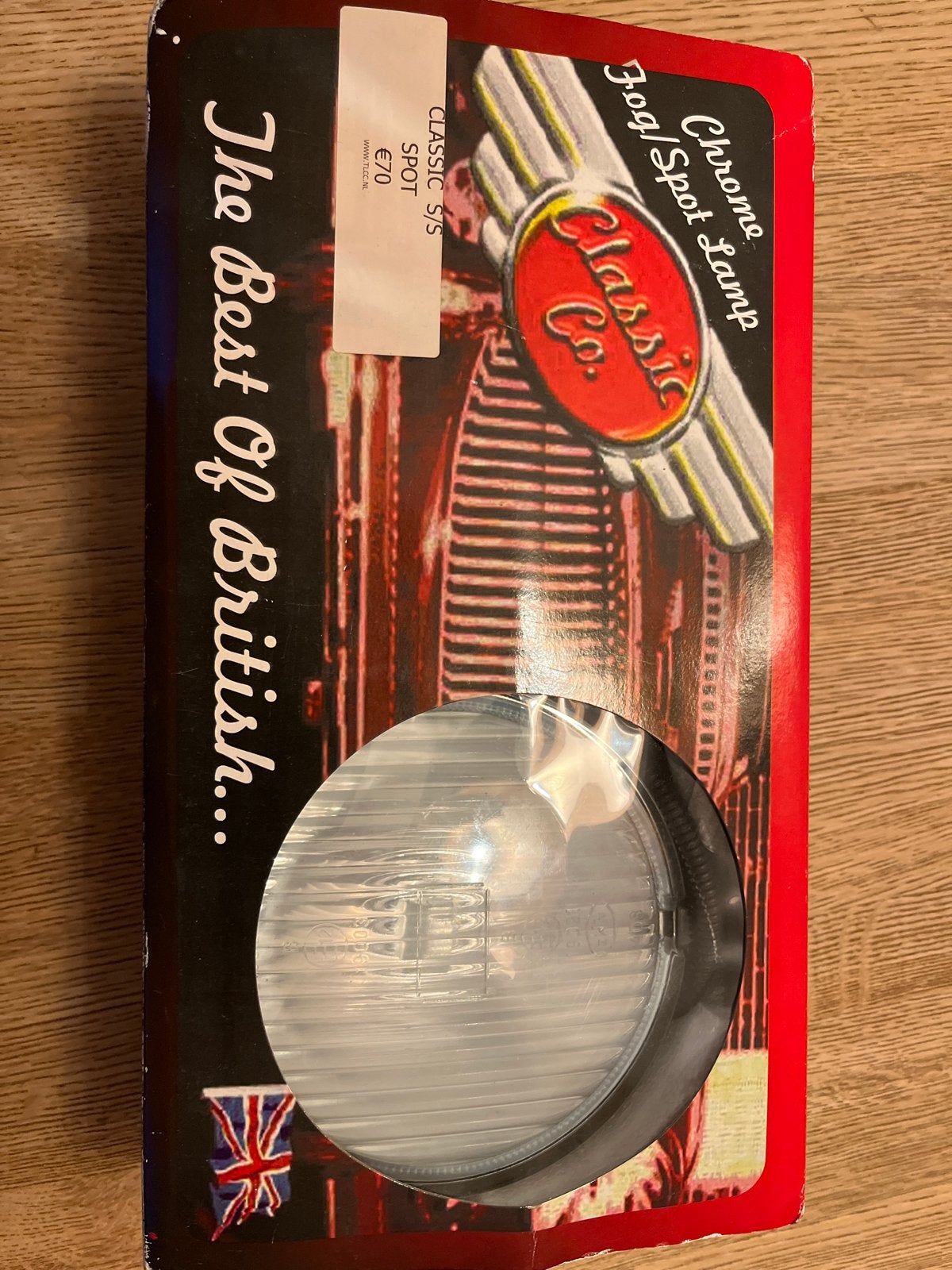 Classic Chrome H3-12V Halogeen Verstralers (Set van 2), Ophalen of Verzenden, Gebruikt, Oldtimer onderdelen