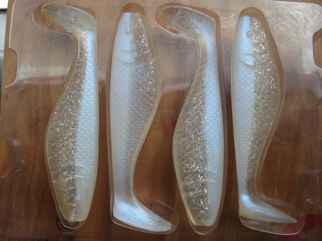 4 stuks Iron Claw Belly Boy roofvis shads / kunstaas shads, Watersport en Boten, Ophalen of Verzenden, Nieuw, Overige typen