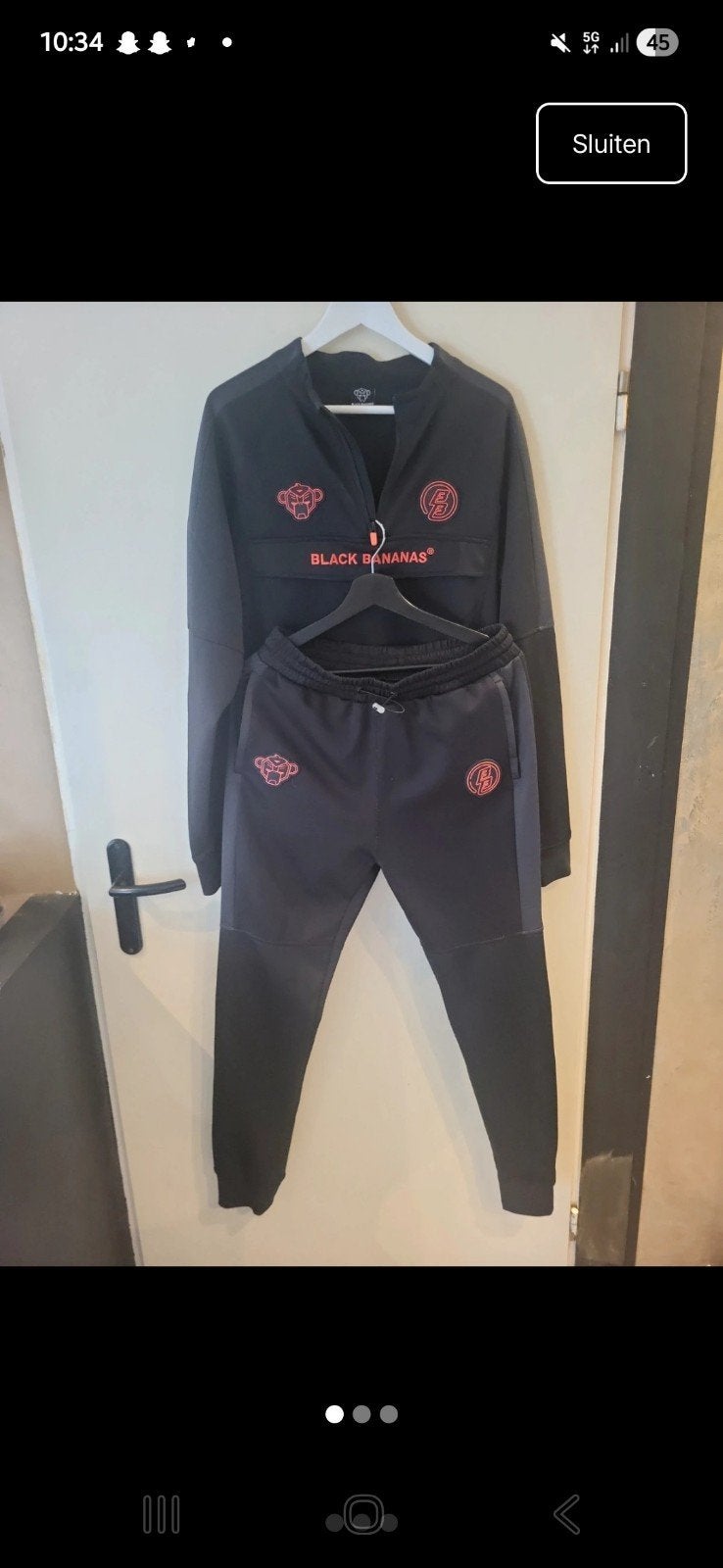 Black Bananas trainingspak maat M, Ophalen, Zo goed als nieuw, Maat 48/50 (M)