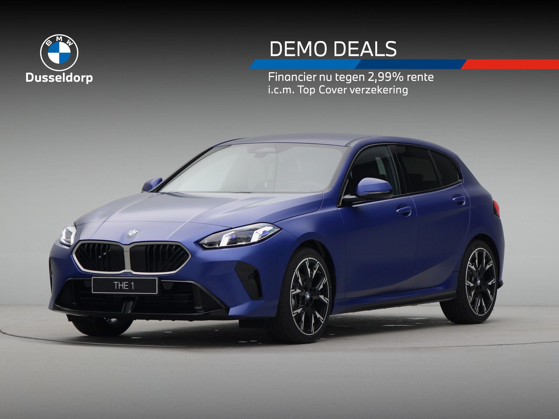 BMW 1 Serie 120 M Sport Design Edition (bj 2026, automaat), Auto's, Dealer onderhouden, Met garantie (alle), Blauw, Bedrijf