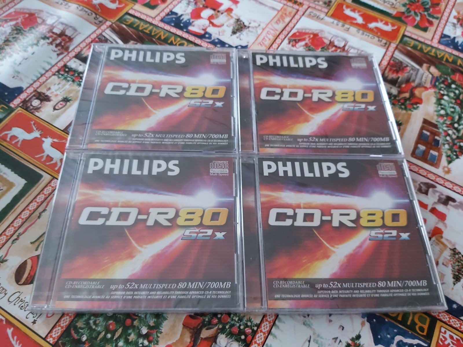 Philips CD-R 80. - 4 Stuks. Recordable. Nieuw In Verpakking., Ophalen of Verzenden, Nieuw