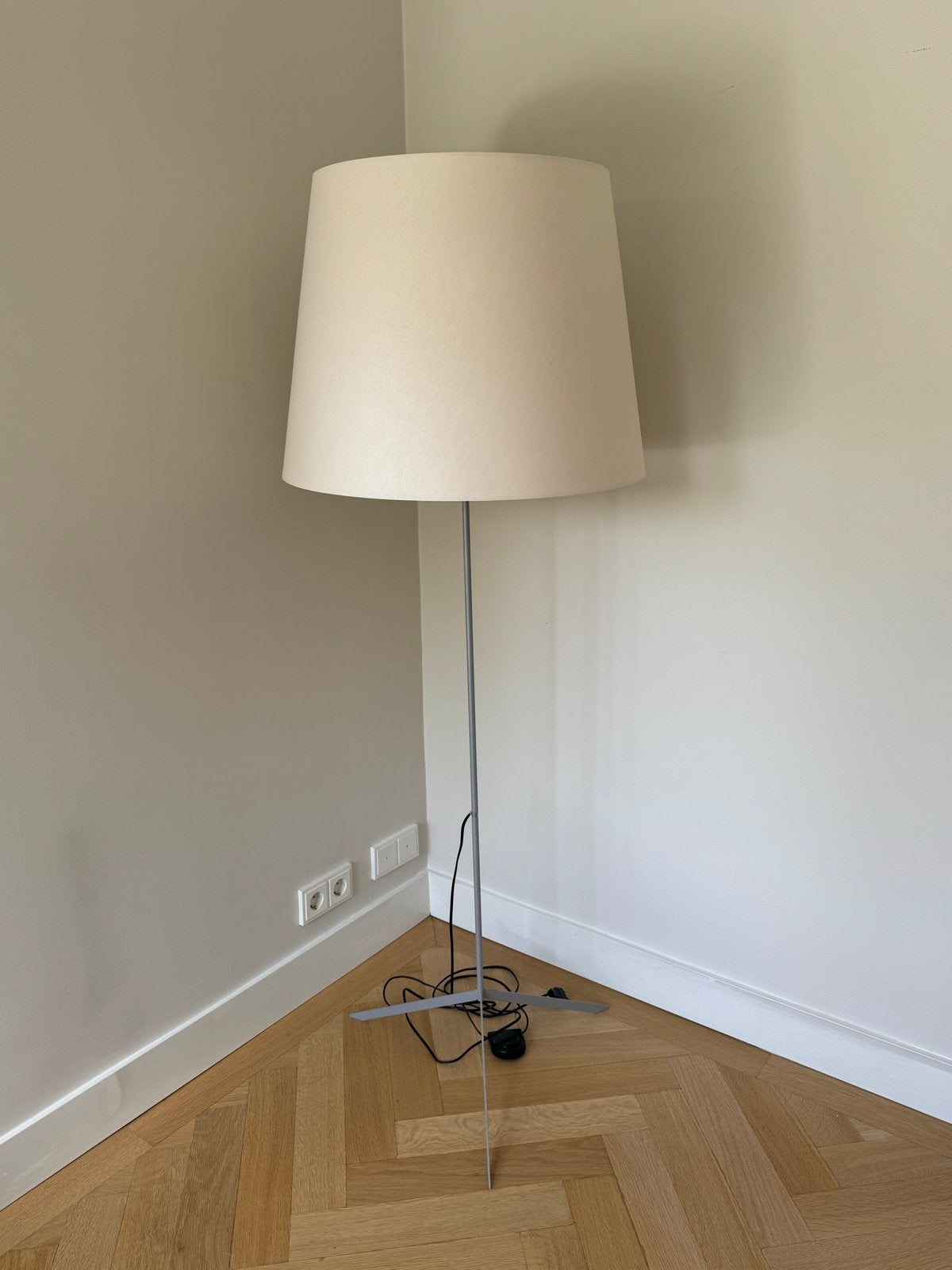 Moooi Double Shade Vloerlamp by Marcel Wanders, Ophalen, Textiel, E27 (groot), Zo goed als nieuw