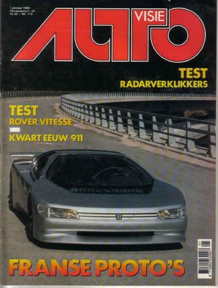Autovisie 20 1988 : Rover 827 Vitesse - Porsche - Audi V8, Ophalen of Verzenden, Gelezen, Algemeen