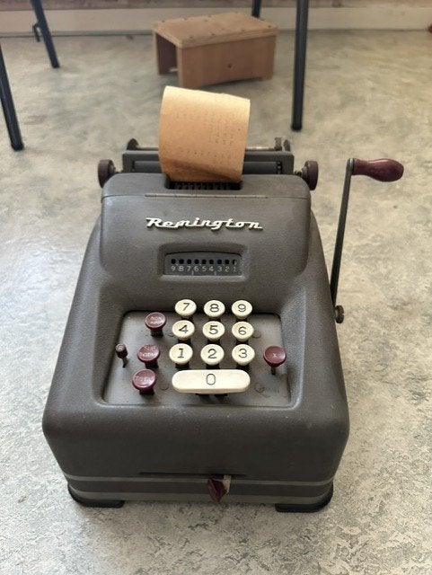 Vintage Remington Telmachine, Ophalen