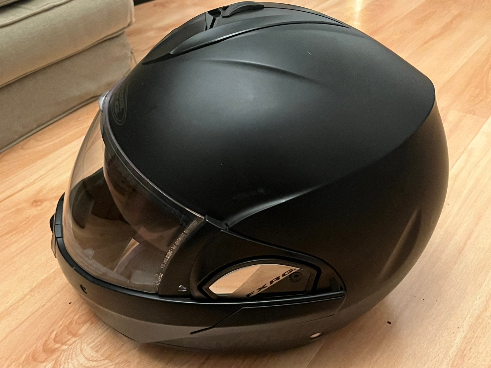Harley Davidson fxrg helm matzwart L, Motoren, Ophalen of Verzenden, Tweedehands, Jethelm, Overige merken