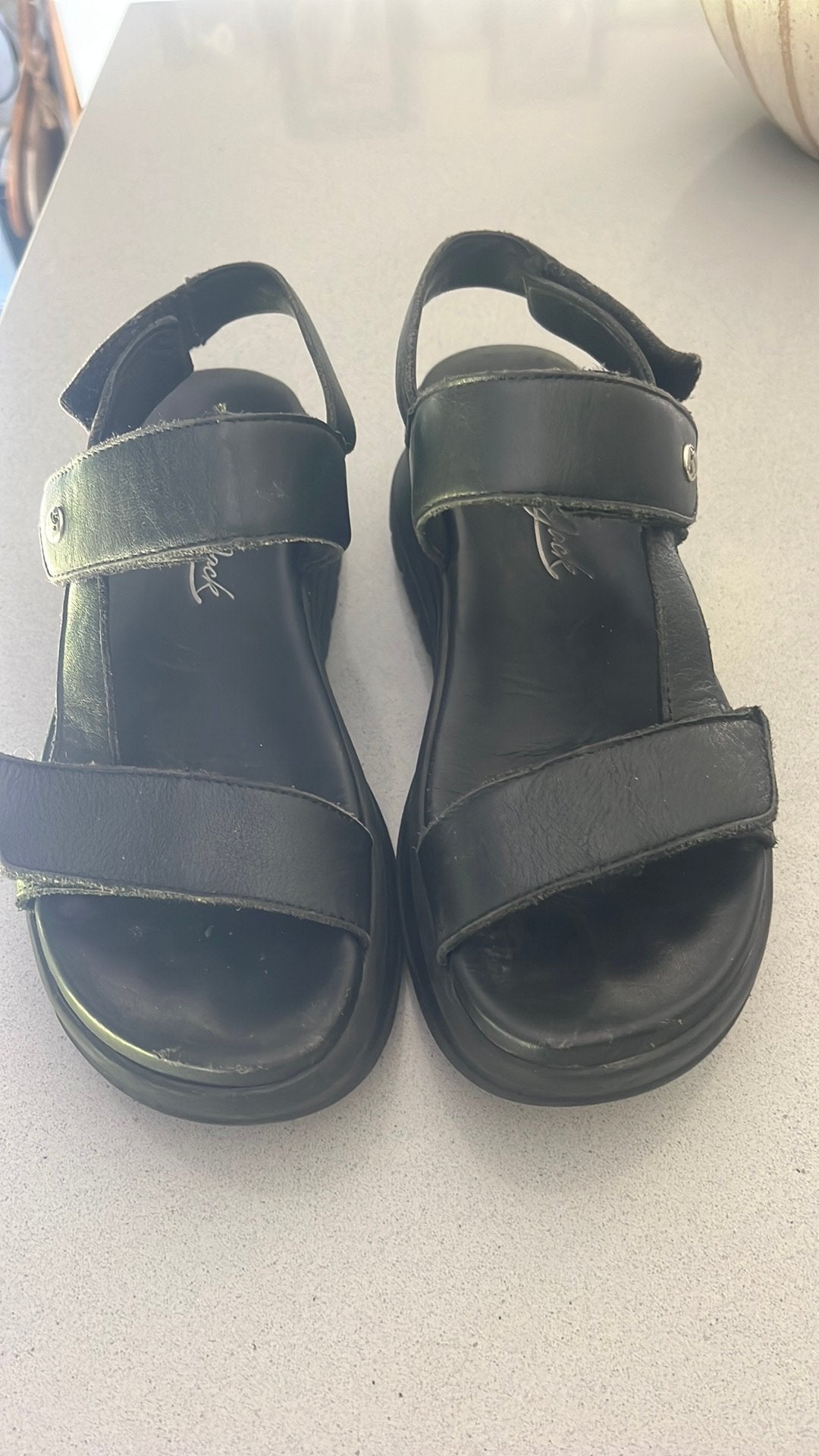Sandalen, Zwart, Gedragen, Sandalen of Muiltjes, Ophalen of Verzenden