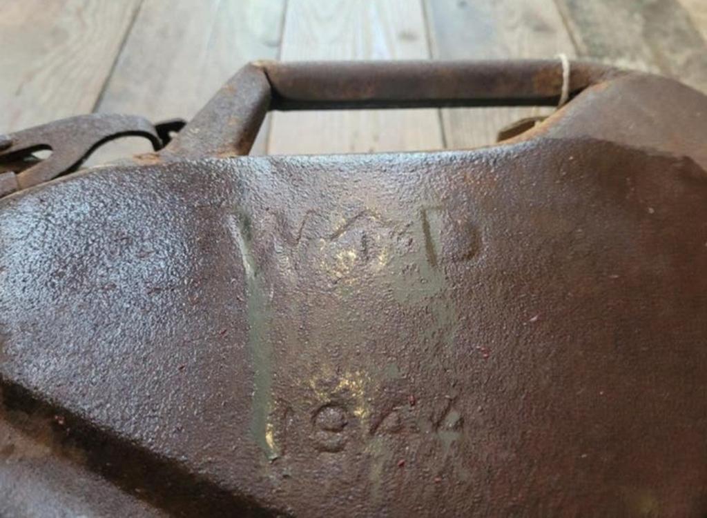 1944 jerrycan  normandie  datum., Verzamelen, Militaria | Tweede Wereldoorlog, Ophalen of Verzenden