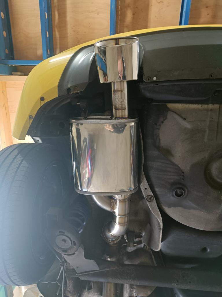 Leon 1m uitlaatsysteem, Motoren, Onderdelen | Harley-Davidson, Ophalen of Verzenden, Gebruikt