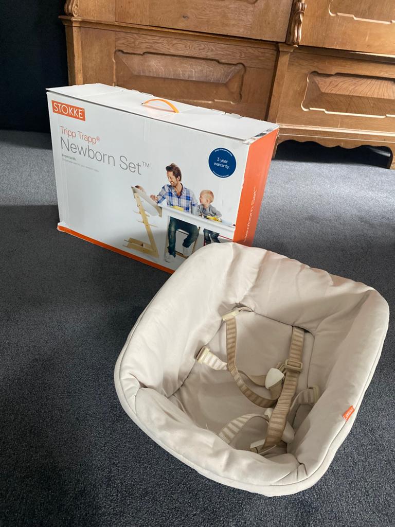 Stokke newborn stoeltje, Kinderen en Baby's, Wipstoeltjes, Ophalen of Verzenden, Zo goed als nieuw