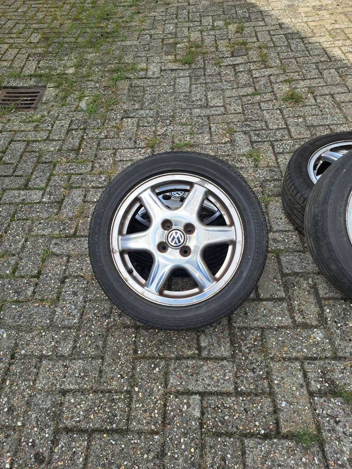 Gebruikte zomerbanden met velgen - 15 inch, Auto-onderdelen, Ophalen, Gebruikt