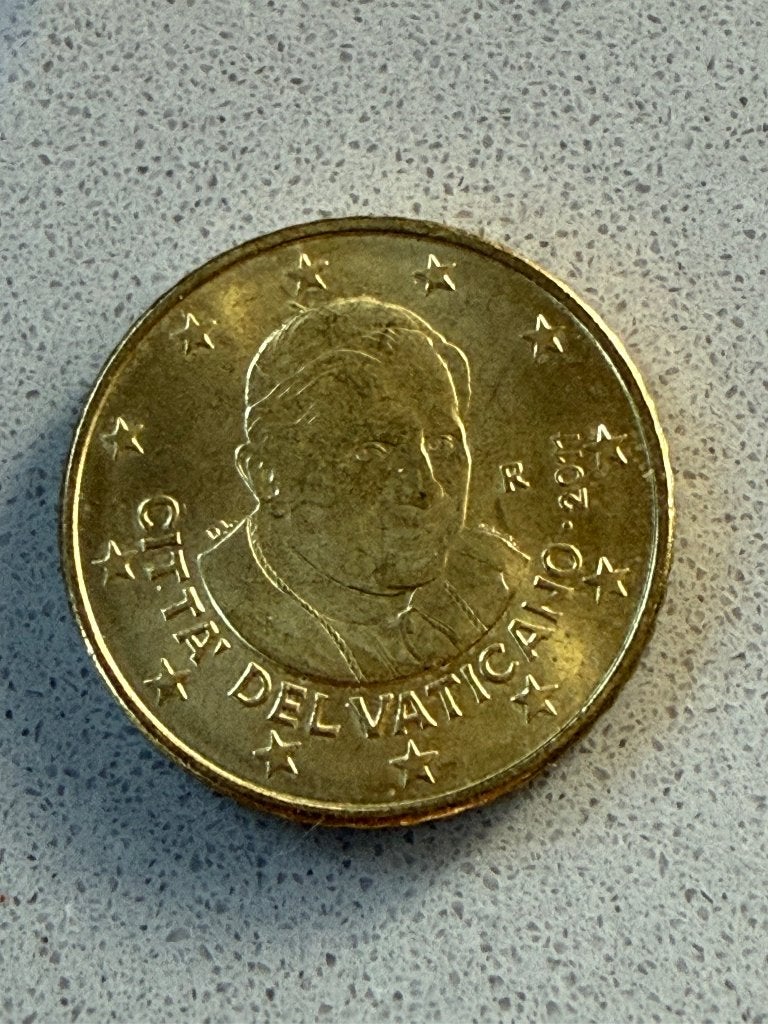 50 cent 2011 Vaticaan, Ophalen of Verzenden, Vaticaanstad, 50 cent