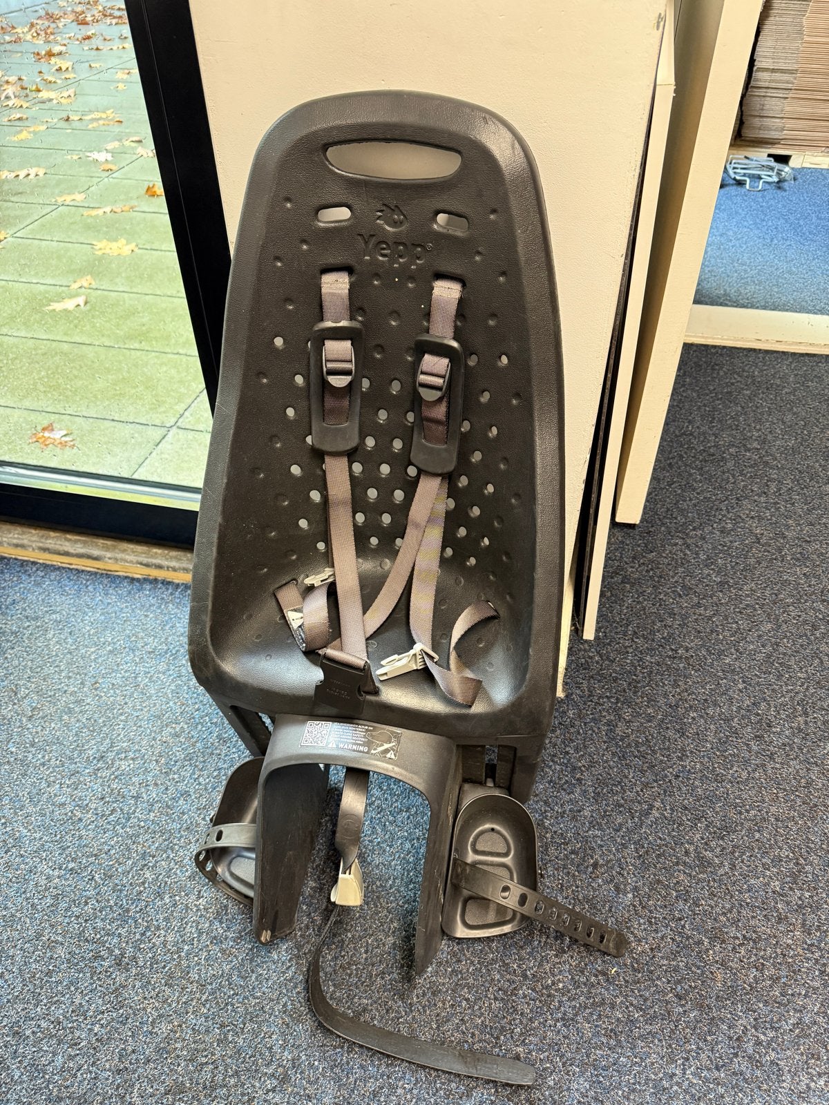 Thule Yepp Maxi Easyfit + Steco Hulpdrager, 15 t/m 25 kg, Achterzitje, Ophalen of Verzenden, Gebruikt