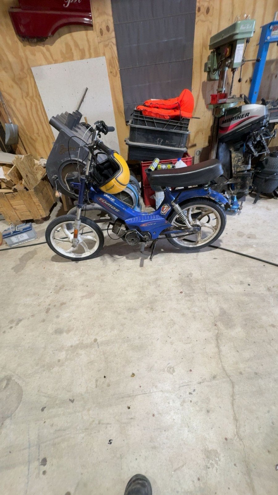 Tomos 65cc met kenteken - rijdend en compleet, Ophalen of Verzenden, Gebruikt, Maximaal 25 km/u