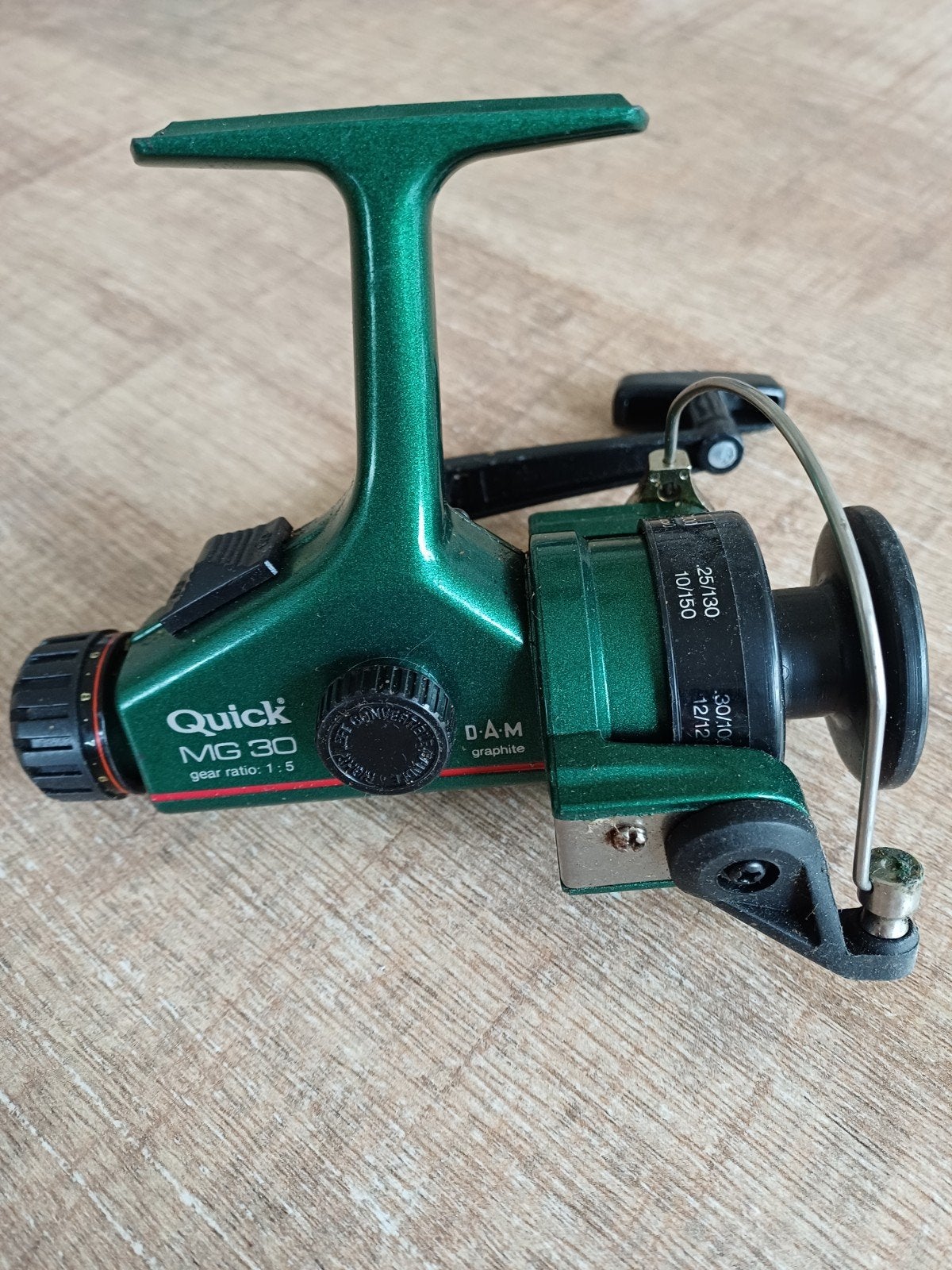 DAM Quick MG 30 Graphite Vis molen, Watersport en Boten, Ophalen of Verzenden, Gebruikt, Molen