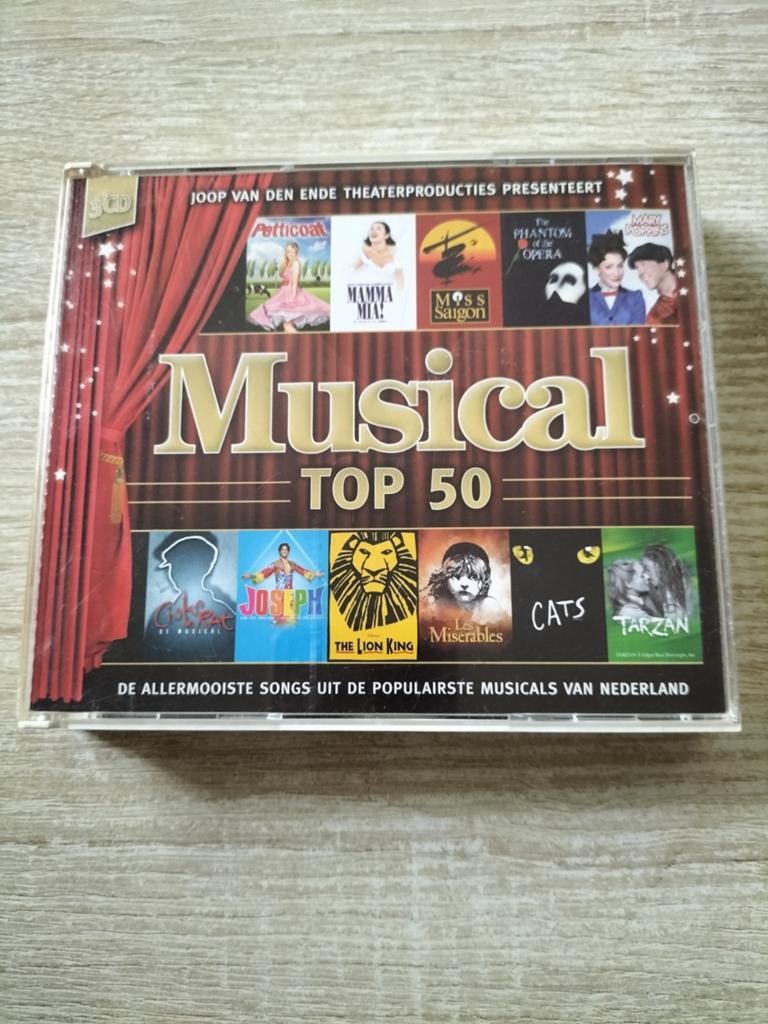 Musical Top 50 3 cd box, Ophalen of Verzenden