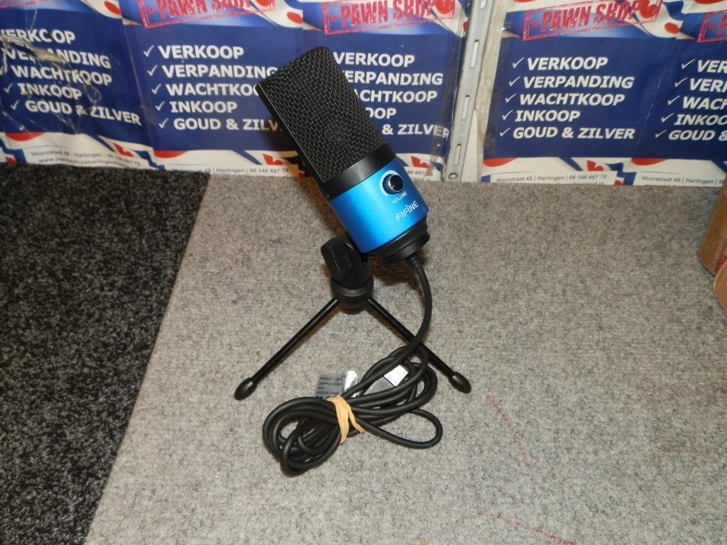 Fifine K669B usb condensatormicrofoon, Ophalen of Verzenden, Zo goed als nieuw, Studiomicrofoon