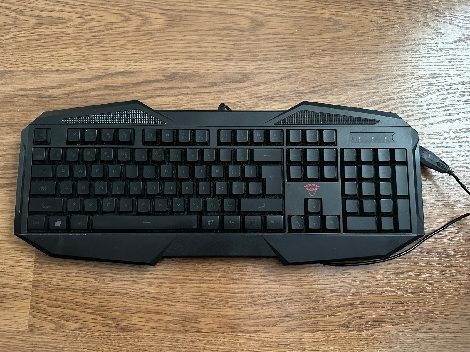 Trust GXT 830 Gaming Toetsenbord - Verlicht, Computers en Software, Gebruikt, Gaming toetsenbord, Ophalen of Verzenden, Qwerty