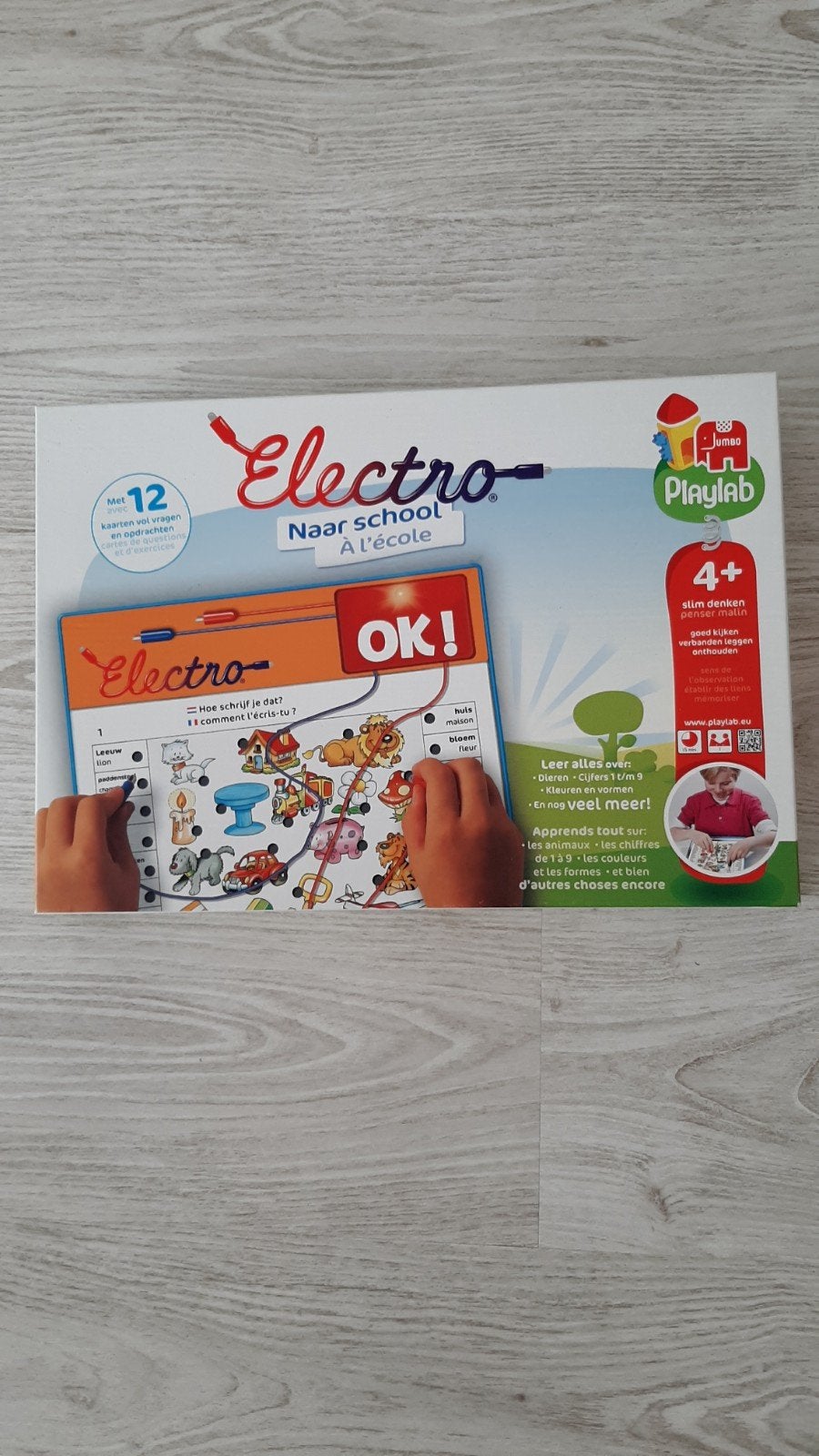 Jumbo Electro Naar School - Educatief Spel voor Kinderen, Ophalen, Zo goed als nieuw, Taal en Lezen