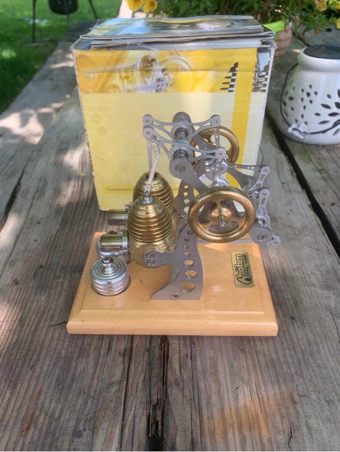 Böhm Stirlingmotor Model HB14 - Zo goed als nieuw, Ophalen of Verzenden, Zo goed als nieuw