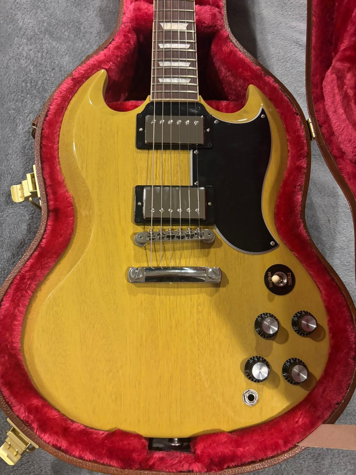 Gibson SG ‘61 Standard TV Yellow, Muziek en Instrumenten, Ophalen, Zo goed als nieuw, Solid body, Gibson
