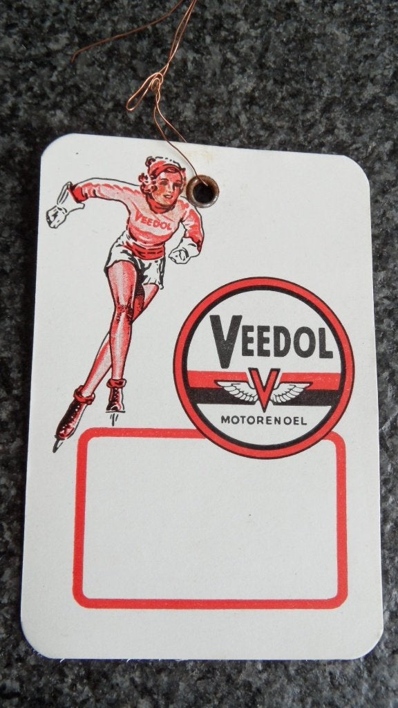 Veedol motorolie verversingskaartje, Verzamelen, Verzenden, Zo goed als nieuw, Gebruiksvoorwerp