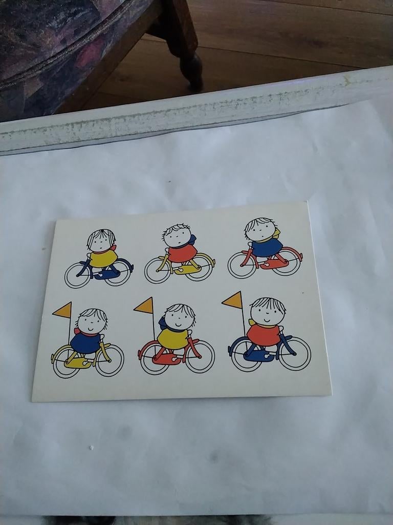 NIJNTJE. MET 6 MAN OP DE FIETS 1994 / DICK BRUNA, Ophalen of Verzenden, 1980 tot heden, Overige thema's