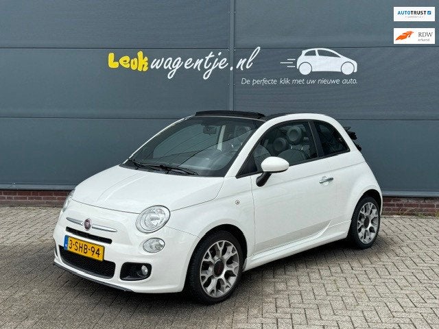 Fiat 500 C 0.9 TwinAir 500S Cabrio *alcantara *toponderhoud, Auto's, Fiat, Bedrijf, Te koop, 500C, ABS, Airbags, Airconditioning