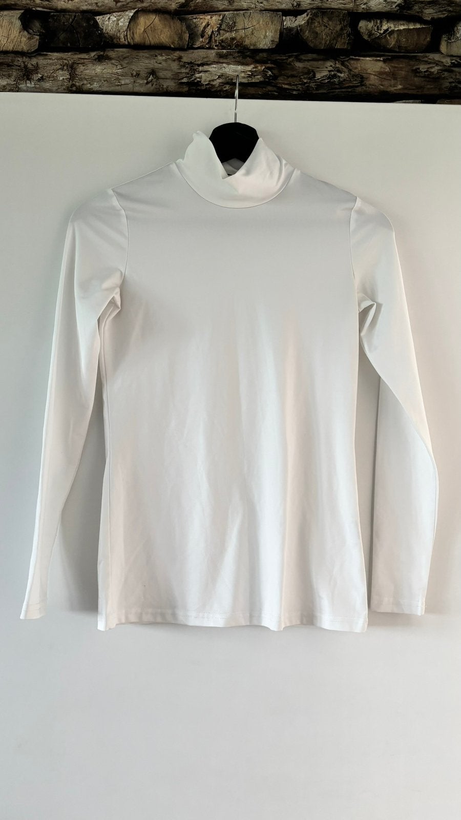 Nieuw wit shirt lange mouwen hoge hals coltrui maat s, Wit, Nieuw, Ophalen of Verzenden, Lange mouw
