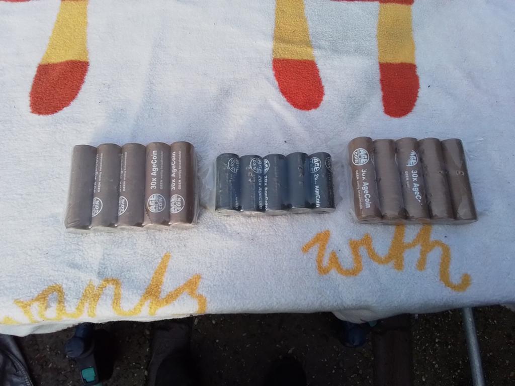 Partij AgeCoin speelmuntenrollen (15 rollen, 400 munten), Ophalen of Verzenden, Nieuw