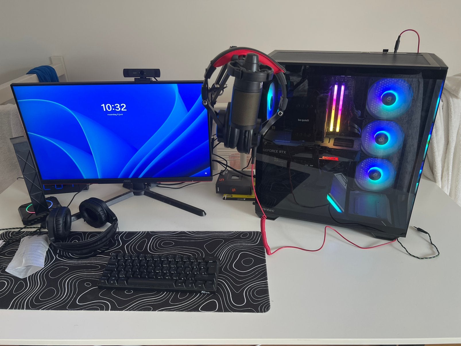 Compleet pc, Computers en Software, Desktop Pc's, Ophalen of Verzenden, Zo goed als nieuw, Gaming, SSD