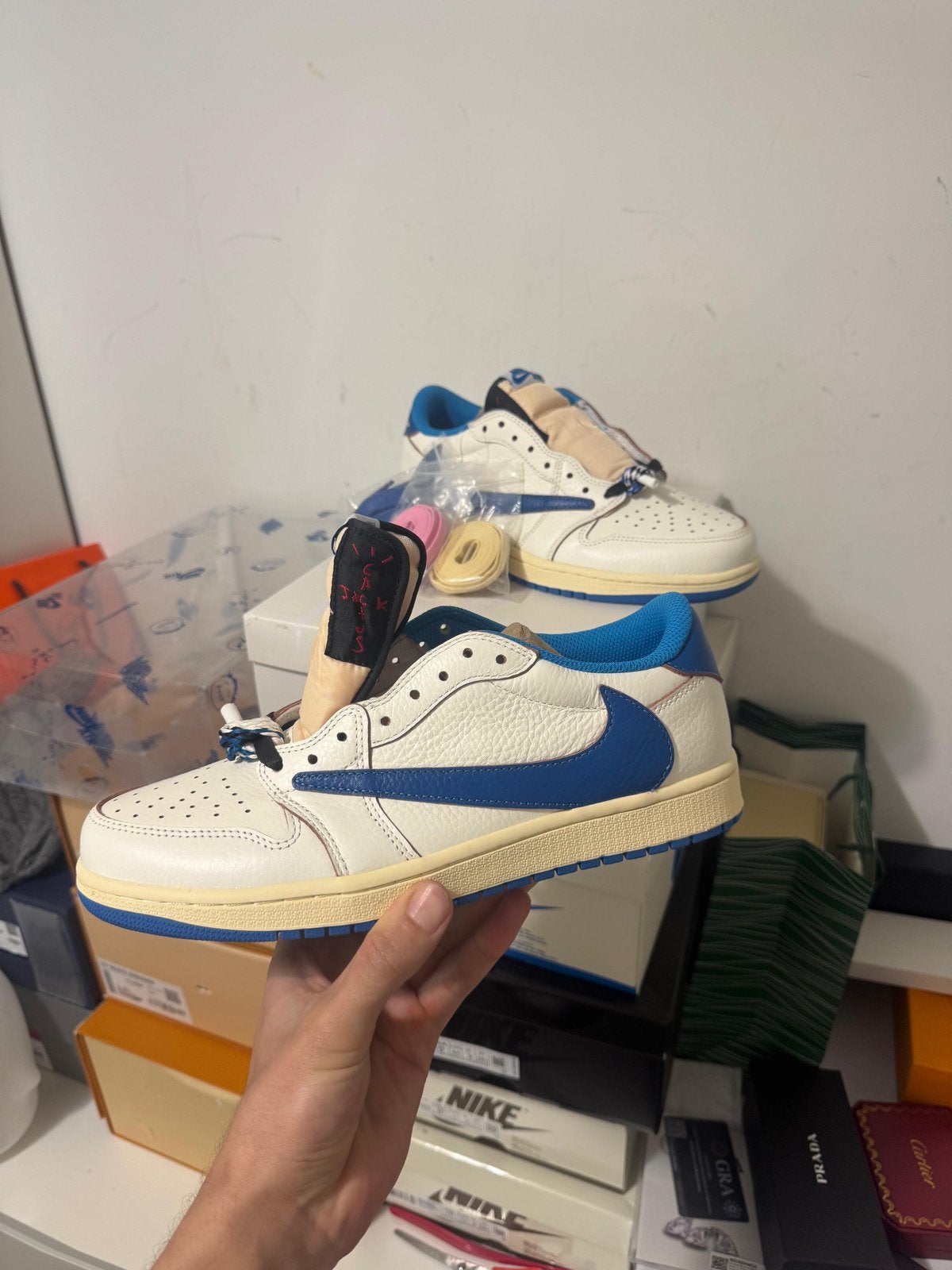 Nike Air Jordan 1 Low Travis Scott x Fragment, Kleding | Heren, Schoenen, Ophalen of Verzenden, Nieuw
