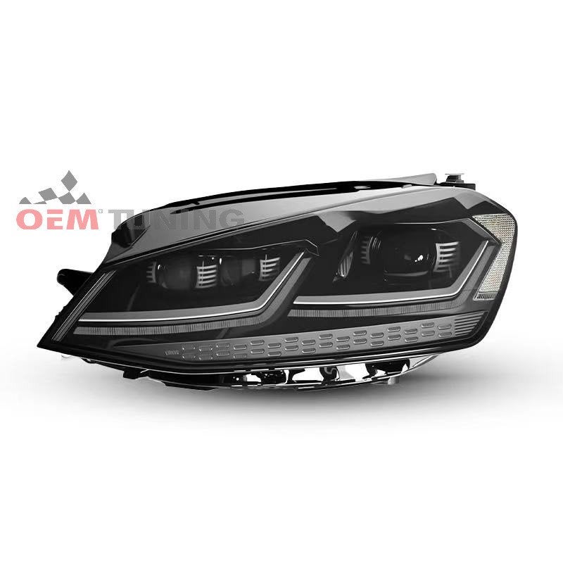 Full Bi-LED koplampen geschikt voor Golf 7 | 12-17 |Chrome |, Auto diversen, Ophalen of Verzenden