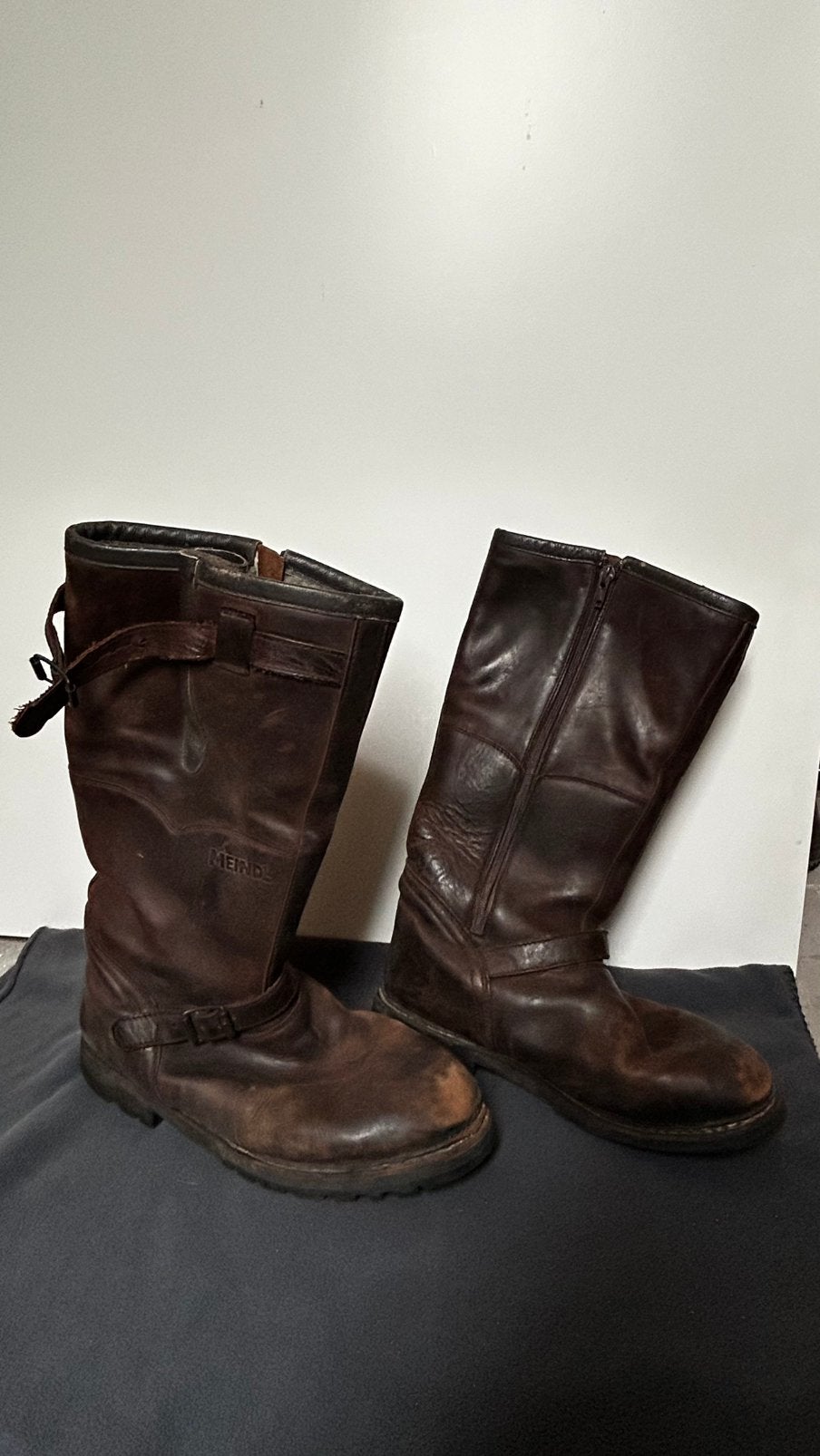 Meindl herenlaarzen - maat 45/46, Ophalen of Verzenden, Gedragen, Bruin, Boots
