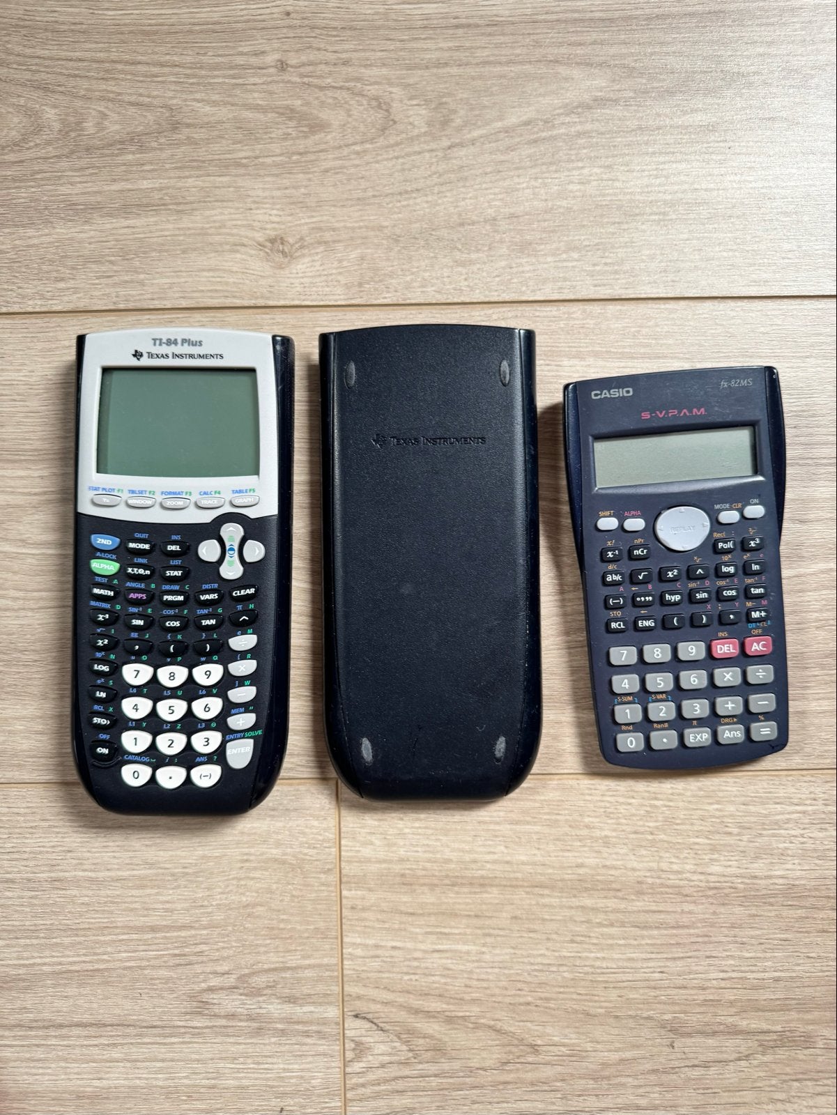 Texas Instrumentents TI-84 Plus & Casio fx-82MS, Diversen, Ophalen of Verzenden, Grafische rekenmachine, Gebruikt