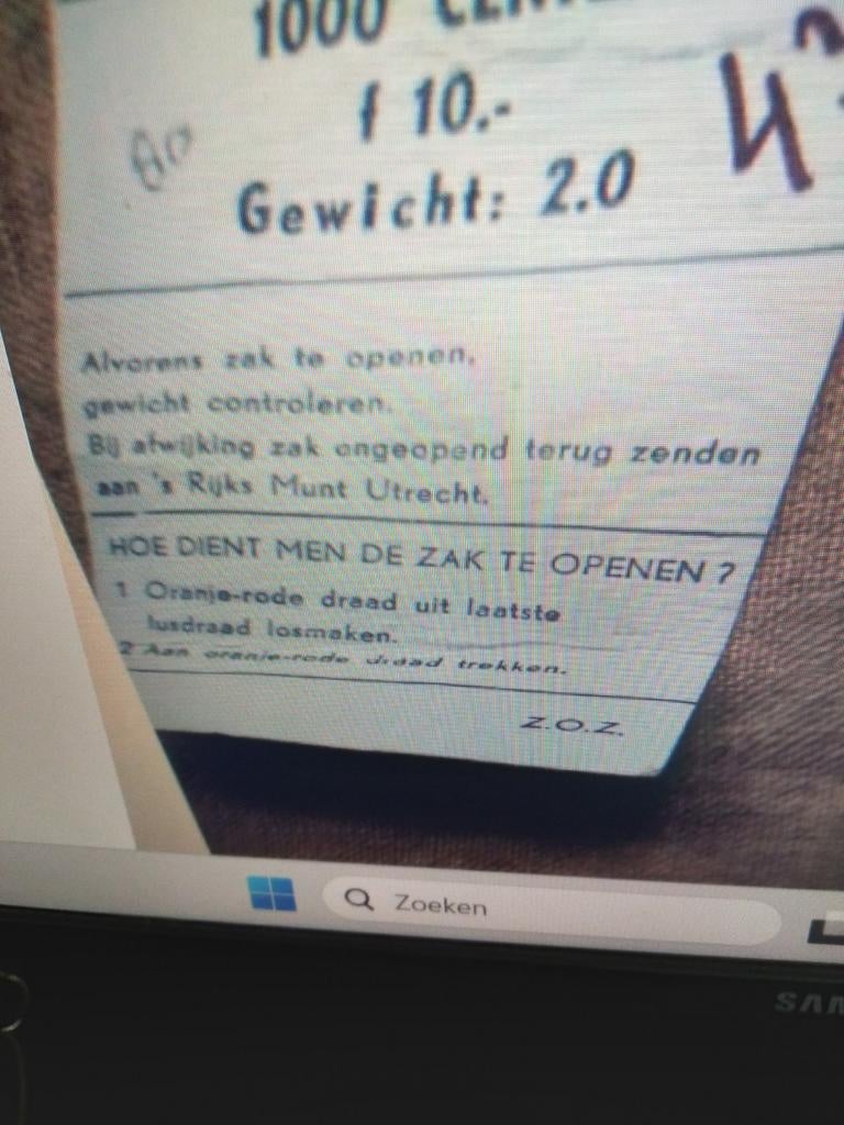 Munten., Postzegels en Munten, Munten | Nederland, Ophalen, Koningin Juliana, 1 cent, Losse munt