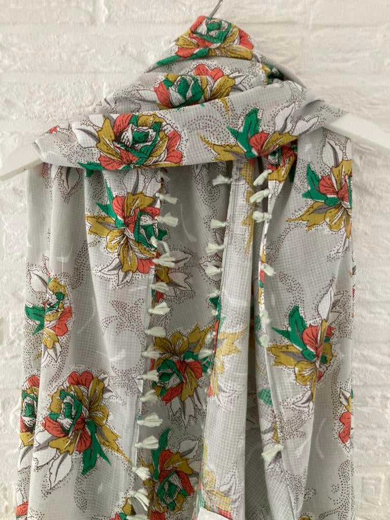 SJAAL JAGO Accessoires retro print (pom fabienne anna stijl), Jag accessoires, Ophalen of Verzenden, Zo goed als nieuw, Sjaal