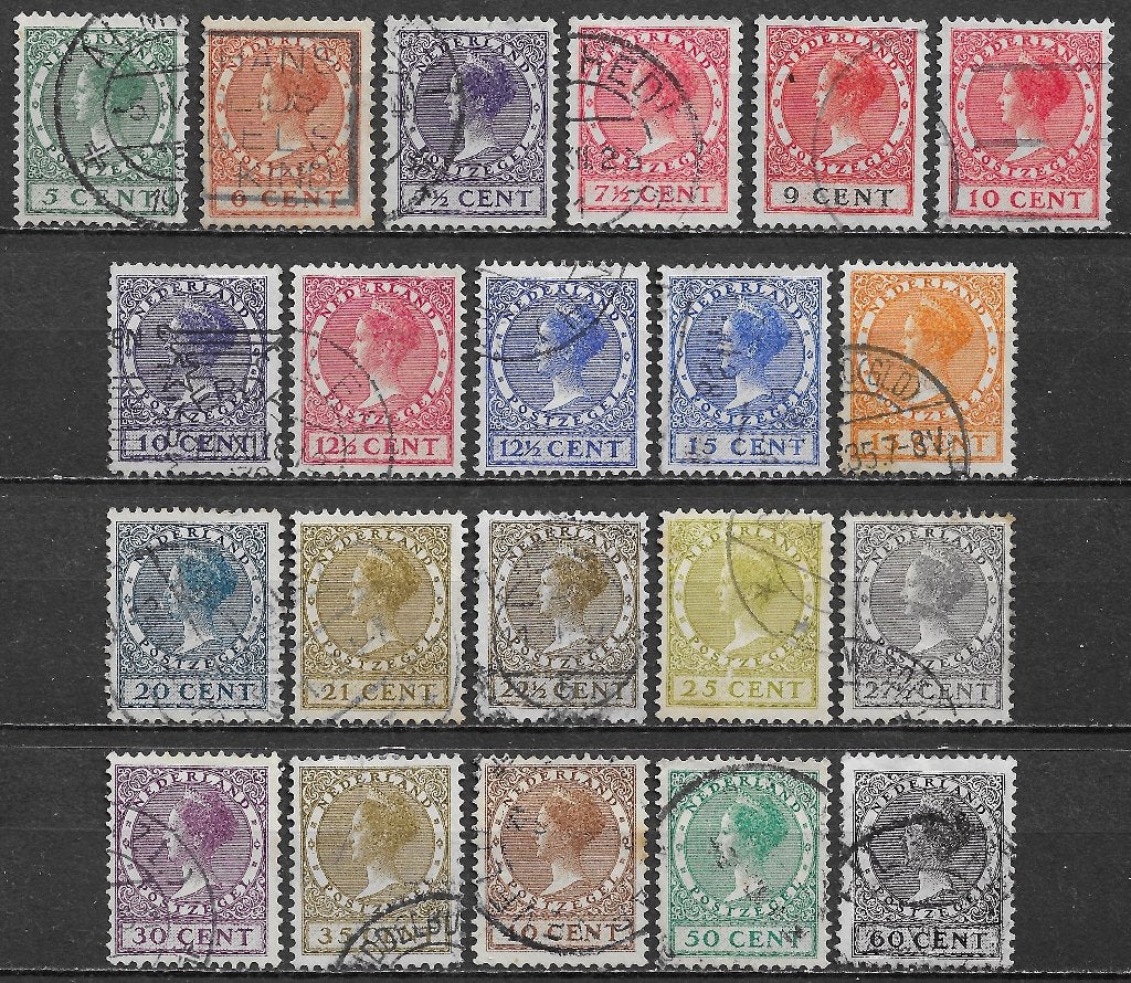 nederland nvph 177-198 gestempeld (1) cw 39.70 lees, Postzegels en Munten, Postzegels | Nederland, Ophalen of Verzenden, T/m 1940
