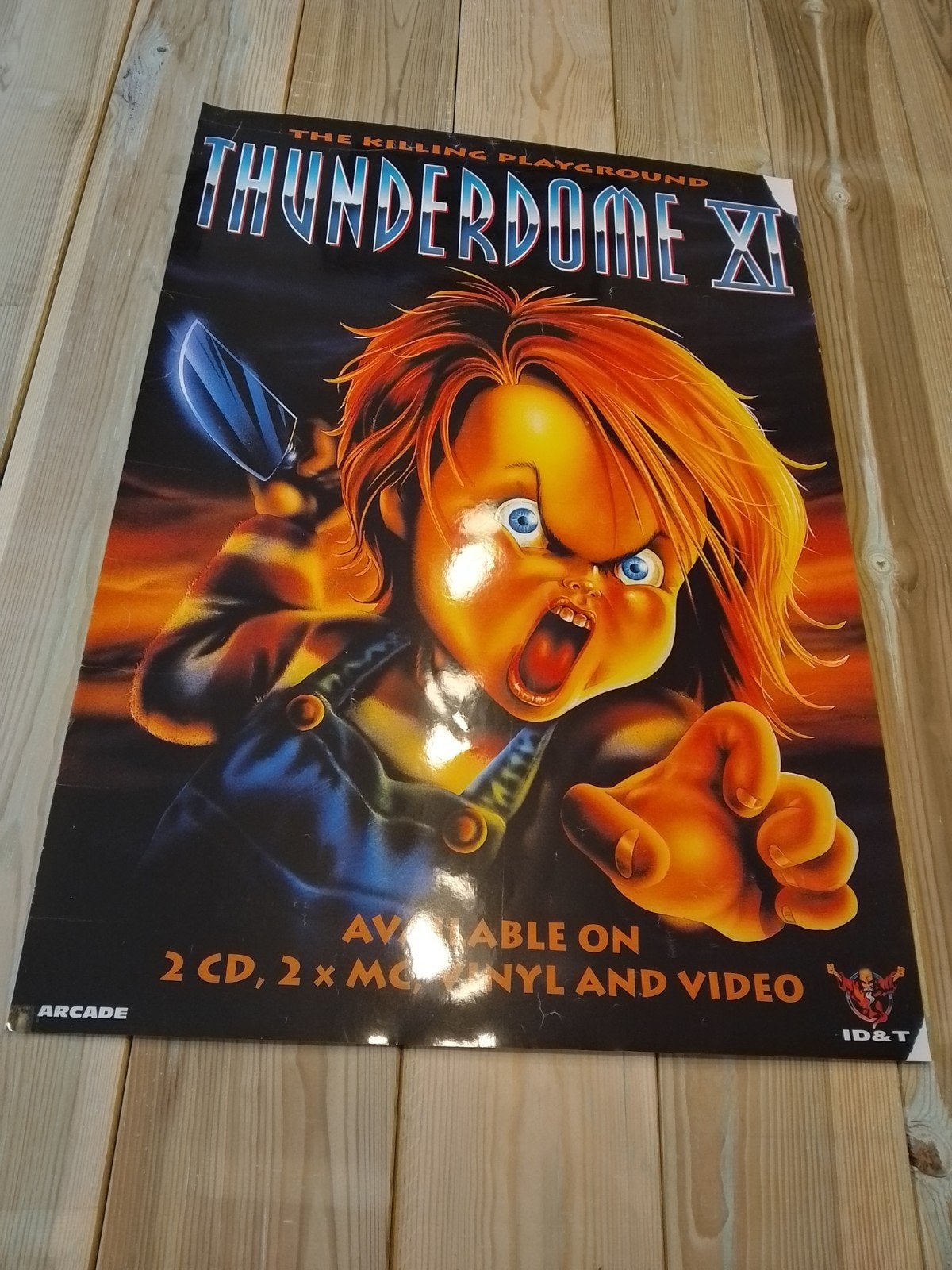 Thunderdome XI poster hardcore gabber ID&T, Ophalen of Verzenden, Nieuw