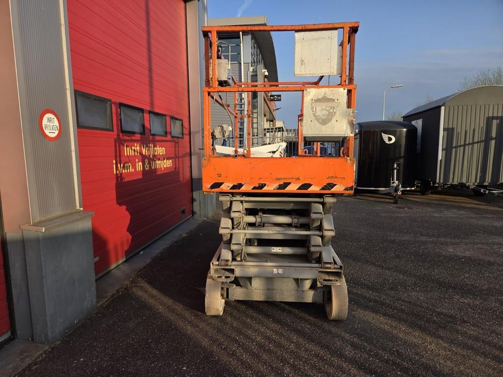 Hoogwerker skyjack sj4632 9.7m platform hoogte, Zakelijke goederen, Machines en Bouw | Liften, Steigers en Ladders, Ophalen
