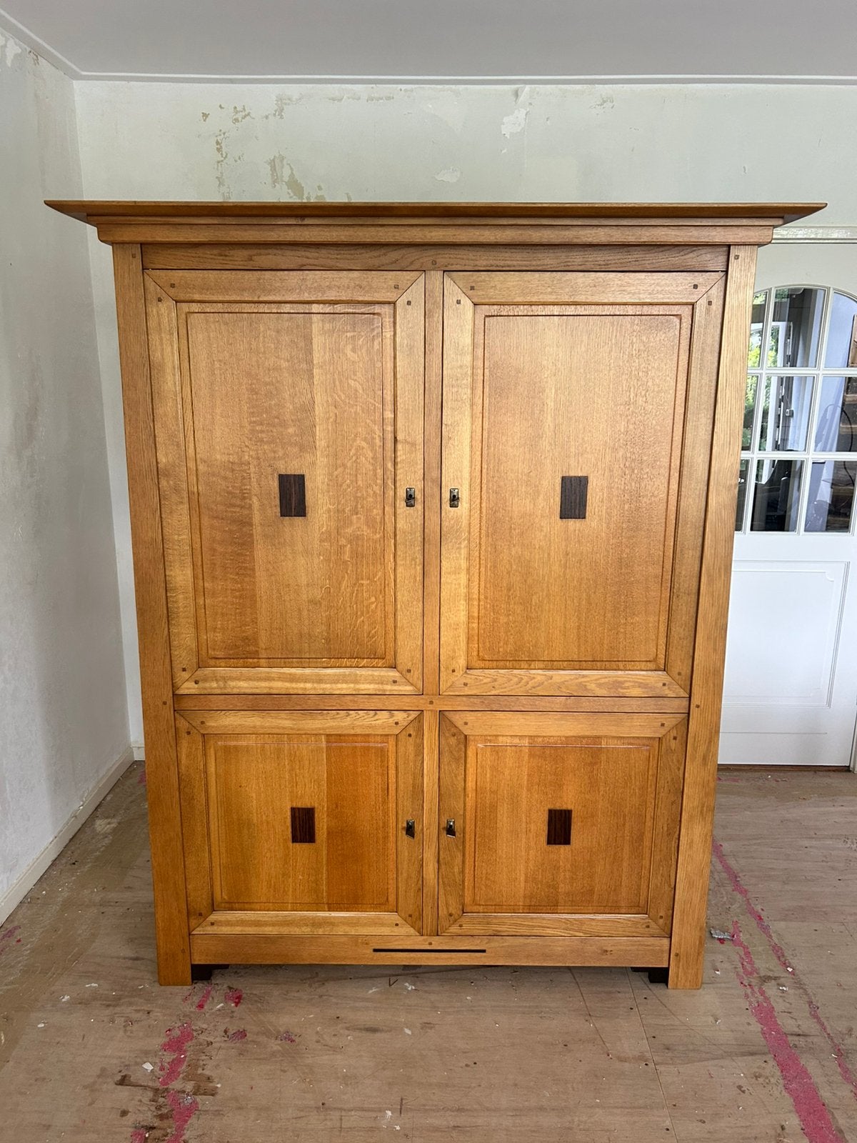 Houten kast, Ophalen, Gebruikt, 150 tot 200 cm, 150 tot 200 cm