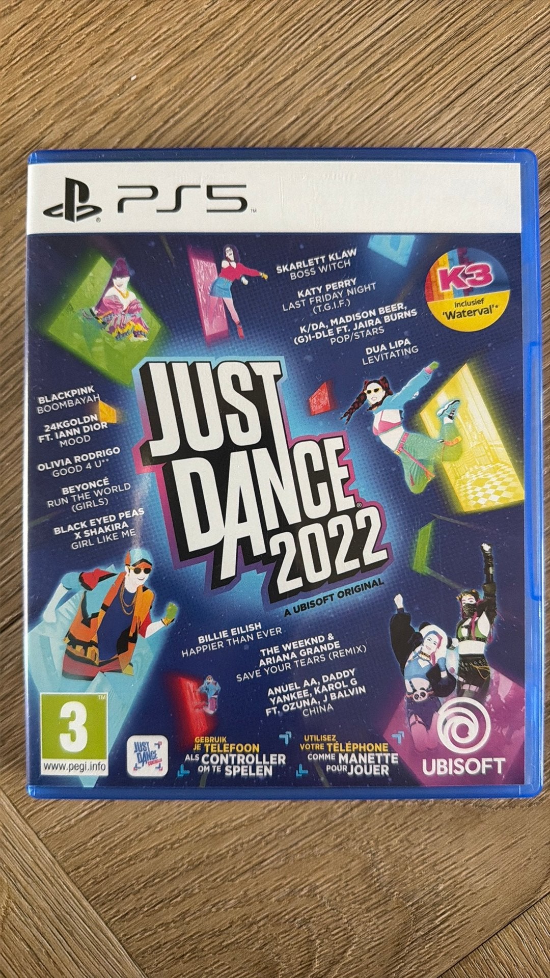 Just Dance 2022 PS5 - Dansgame met K3 'Waterval', Muziek, Eén computer, Ophalen of Verzenden, Zo goed als nieuw